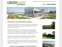 Tablet Screenshot of greenroofcompany.org